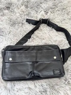 美品 PORTERフリースタイル ボディバッグ ウェストバッグ