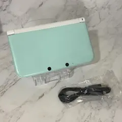 【動作品・付属品付き】ニンテンドー 3DS LL ミント ホワイト 本体 良品