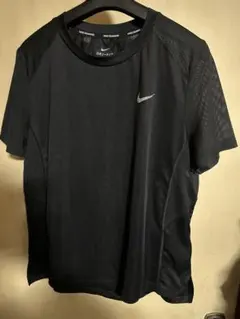 ナイキNIKE RUNNING ドライフィット素材　Tシャツ 黒　サイズXL