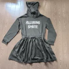 lovetoxic フード付きワンピース オリーブグリーン