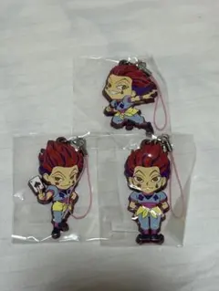 アニメキャラクター ストラップ 3個セット