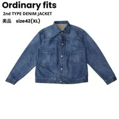 新品】 Ordinary Fits デニムジャケット 2nd インディゴ 40 - メルカリ
