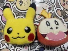 ピカチュウ　ホゲータ　ぬいぐるみヘアクリップ　ポケモン