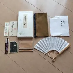 新品 未使用 手織りつづれ 懐紙入れ ふくさばさみ 茶道具 男性用 付属