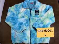 BABYDOLL ボアジャケット　L　イエローグリーン　35