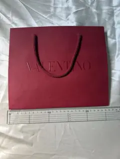即購入OK VALENTINO ショップ袋 紙袋 ボルドーのサムネイル