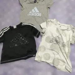 美品adidas Tシャツセット（グレー・黒・白）