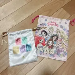 ディズニー プリンセス 巾着袋 小物入れ ポーチ