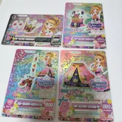 アイカツ 劇場版 スリーピングオーロラコーデ 4枚セット