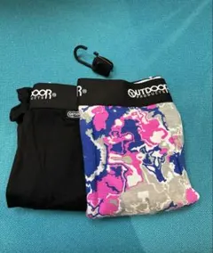【新品】OUTDOOR ボクサーパンツ LLサイズ 2枚組 迷彩柄 ピンクと黒のサムネイル