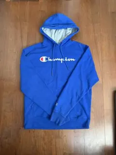 匿名発送　即購入可　champion チャンピオン　古着　パーカー　ブルー