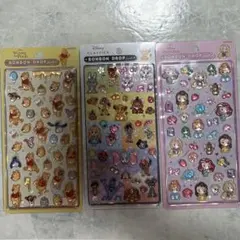 み*ん様 【正規品】ディズニー　ボンボンドロップシール　3枚セット