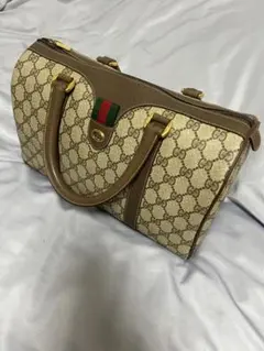 グッチGucci オールドグッチ ハンドバッグ GGスプリーム シェリー ライン