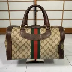グッチ GUCCI オールドグッチ ボストンバッグ 鞄 シェリー GG