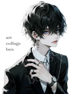 26302 おすそ分けファイル　人物ステッカー　男の子　コラージュ素材