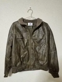 フェイクレザー ボアジャケットのサムネイル