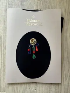 新品未使用　ヴィヴィアンウエストウッド ペンダントオーブ刺繍タイツM〜Lサイズ
