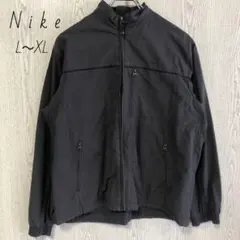 Nike　ナイキ　スウッシュ 刺繍ロゴ　ナイロンジャケット　古着　L XL