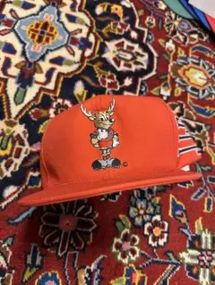 90s Jリーグ 鹿島アントラーズ ビンテージ キャップ 黒 90s Jリーグ 鹿島アントラーズ キャップ 帽子 ヴィンテージ 初期
