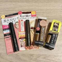 ヒロインメイク マスカラ&ヘビーローテーション アイブロウ　4点セット
