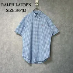 ラルフローレン RALPH LAUREN 半袖 シャツ S/P L チェック