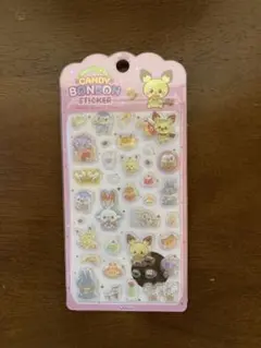 正規品　韓国限定ポケモン ポケピース CANDY BONBON 3Dステッカー