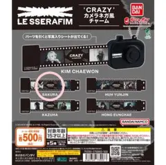 LE SSERAFIM CRAZY カメラネガ風チャーム