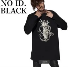 良品　NO ID. BLACK グリッチディアボーンBIGロンT ウォッシャブルのサムネイル