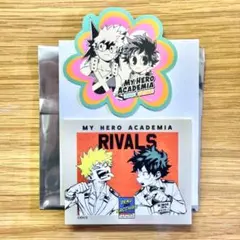 僕のヒーローアカデミア　緑谷出久 爆豪勝己　アートステッカー