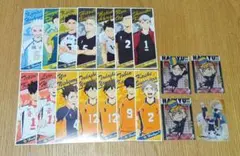 ハイキュー　ロングステッカー　クリアカードまとめ売り