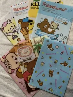 リラックマ　コリラックマ クリアファイル　7枚セット ローソン　オリジナル