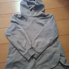 グレー フード付き スウェットパーカー any FAM Lサイズ