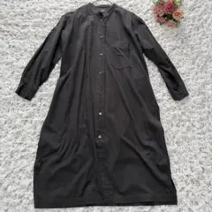 日本製 MARGARET HOWELL 綿カシミヤ 長袖シャツワンピースのサムネイル