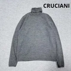 【クルチアーニ】イタリア製 アルパカ ケーブルカーディガン ショールカラー 46 クルチアーニ】イタリア製 アルパカ ケーブルカーディガン ショール