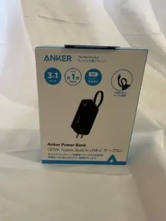 新品Anker Power Bank 30W, Fusion,USB-Cケーブル