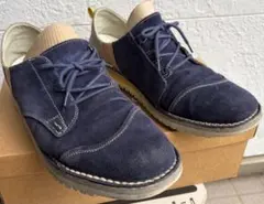 LANVIN en Bleu メンズ スエード スニーカー ネイビー　26.5