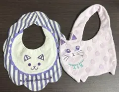 Anna shui mini 猫デザイン スタイ 2枚セット