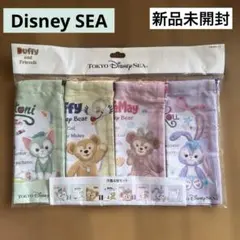 新品未開封　ディズニー　ダッフィーアンドフレンズ 巾着 4枚セット