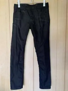 14 RIELABO ブラック　スリム　デニム　パンツ