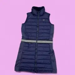 kolwin コルウィン 中綿 ノースリーブ ワンピース L ネイビー ゴルフ
