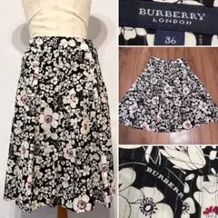 Burberryフレアスカート春夏 BURBERRY BLUE LABEL フレアスカート 36 - メルカリ