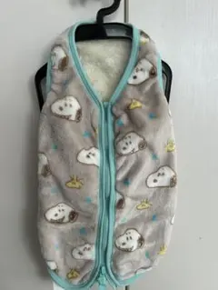 スヌーピー背中開き犬服 フリース素材 3号