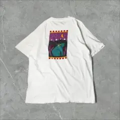 90s ONEITA シングル BARKING FROG アート Tシャツ XL