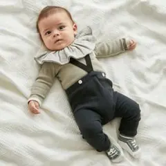 petit main☆Vストラップレギンス サスペンダー付きレギンス