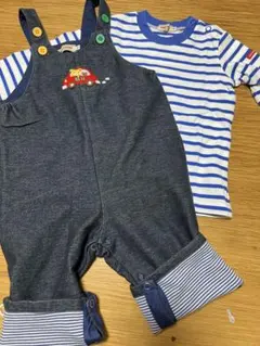 ミキハウス オーバーオール Tシャツ セットのサムネイル