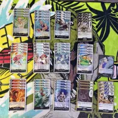 《まとめ売り》黒クロコダイル デッキ 構築セット