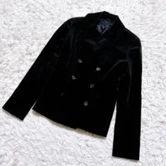 【c7926】ANAYI アナイ　テーラードジャケット　ブラックのサムネイル