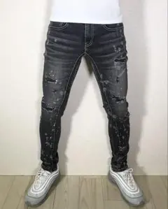 Avid Jeans メンズ スキニー ダメージ加工 28サイズ
