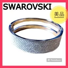 美品✨スワロフスキー SWAROVSKI バングル　ブレスレット　シルバー