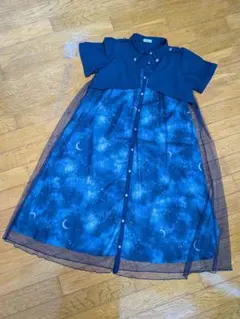 【完売品】axesfemme エトワール柄チュール重ねワンピース⚠今月末出品終了